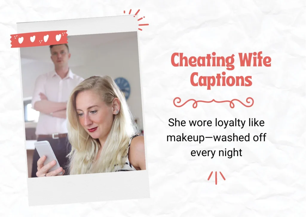 Cheating Wife Captions