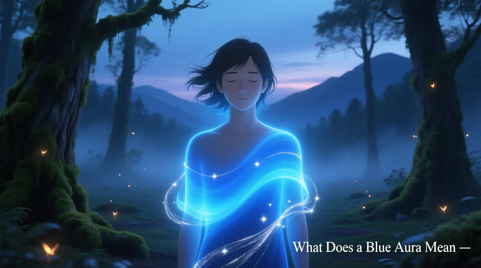 what does a blue aura mean