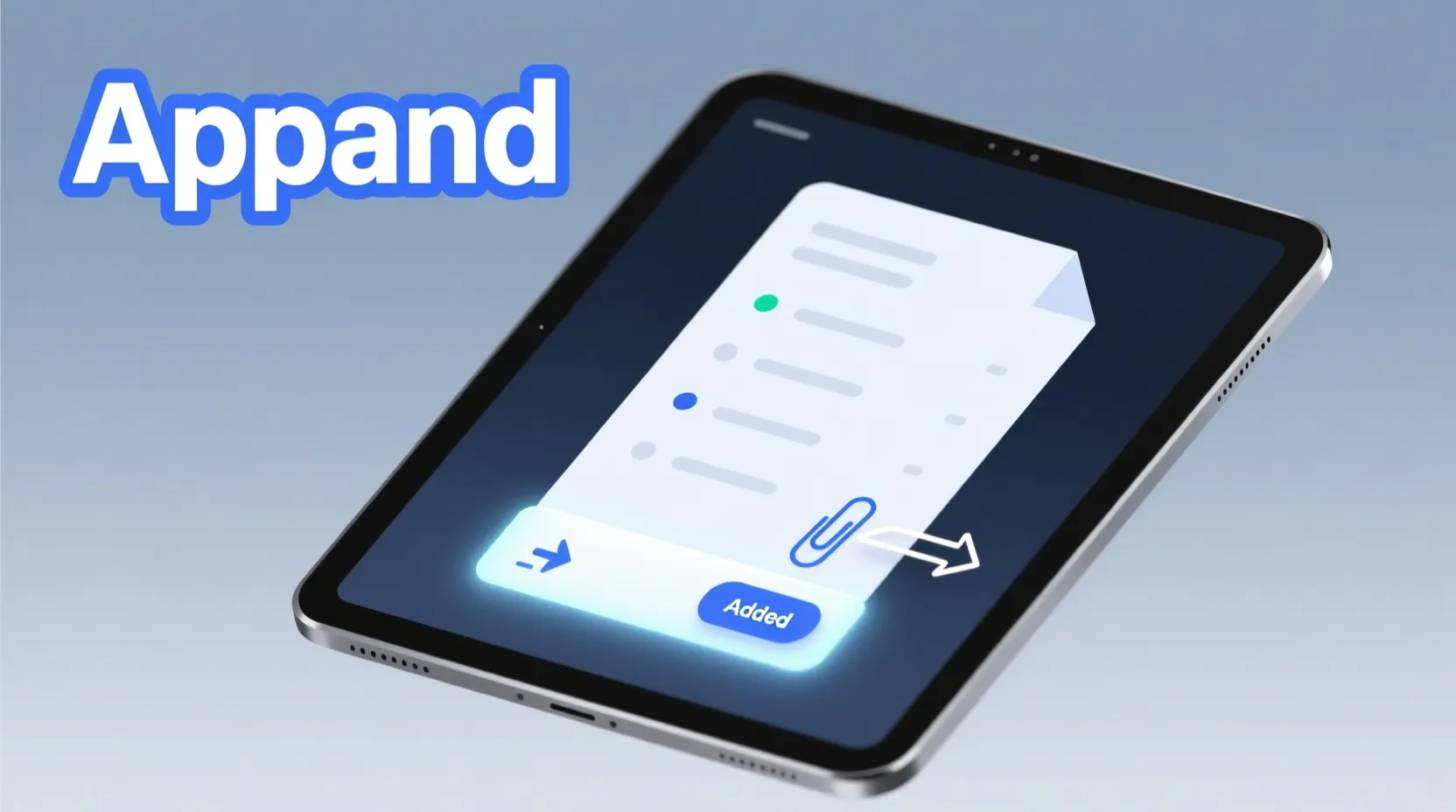 What Does Append Mean