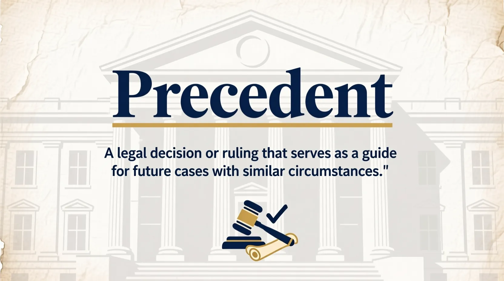 What Does Precedent Mean
