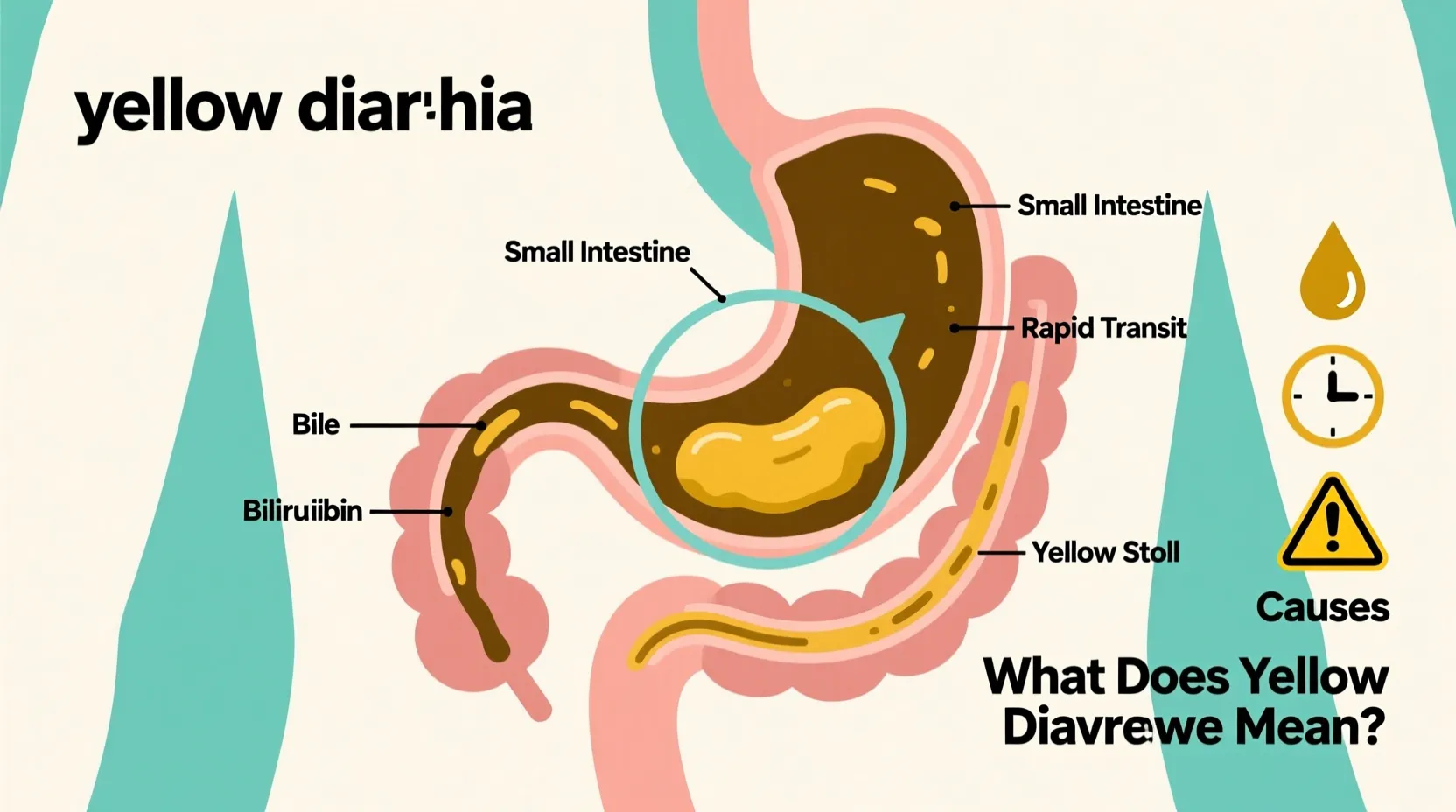 What Does Yellow Diarrhea Mean