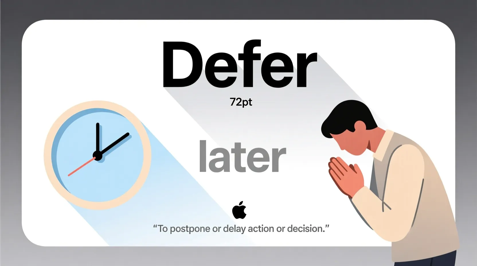 What Does Defer Mean