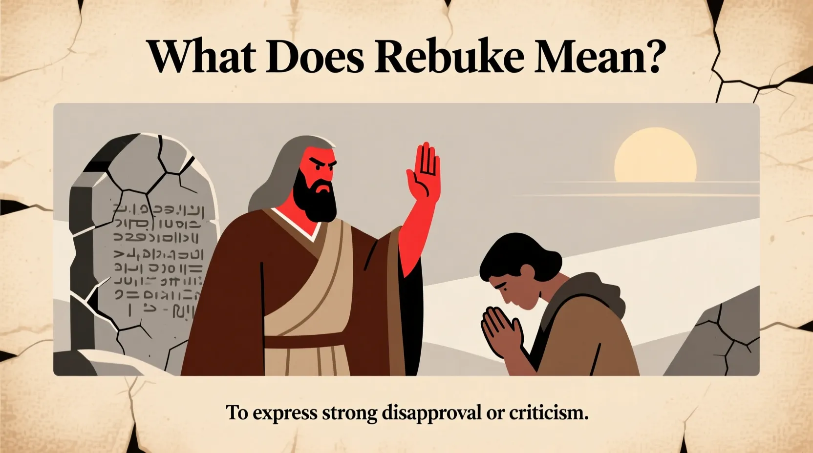 What Does Rebuke Mean