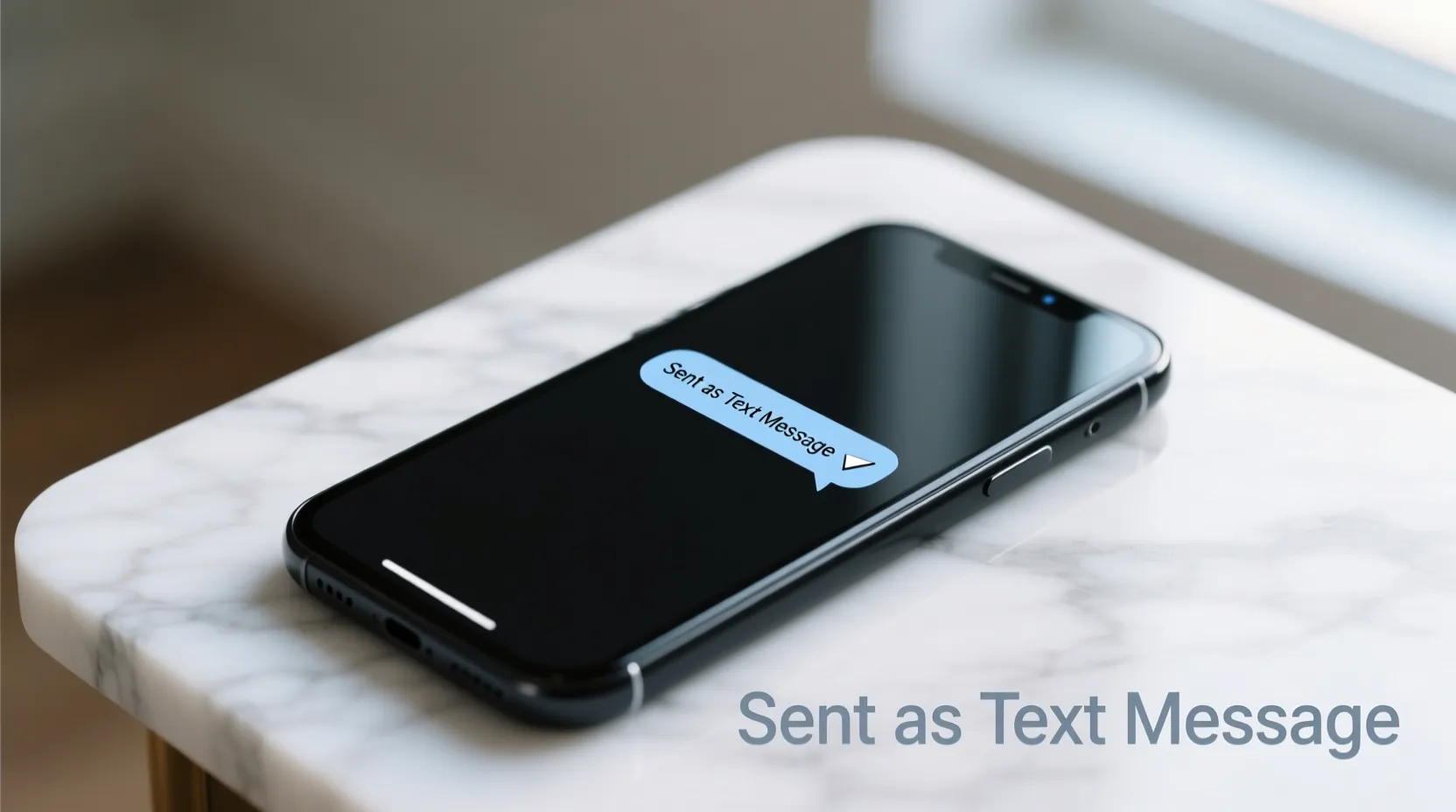 What Does Sent as Text Message Mean